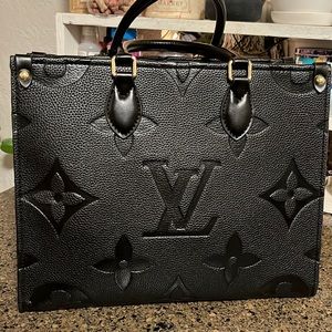 Designer Inspired Monogram Flower Tote